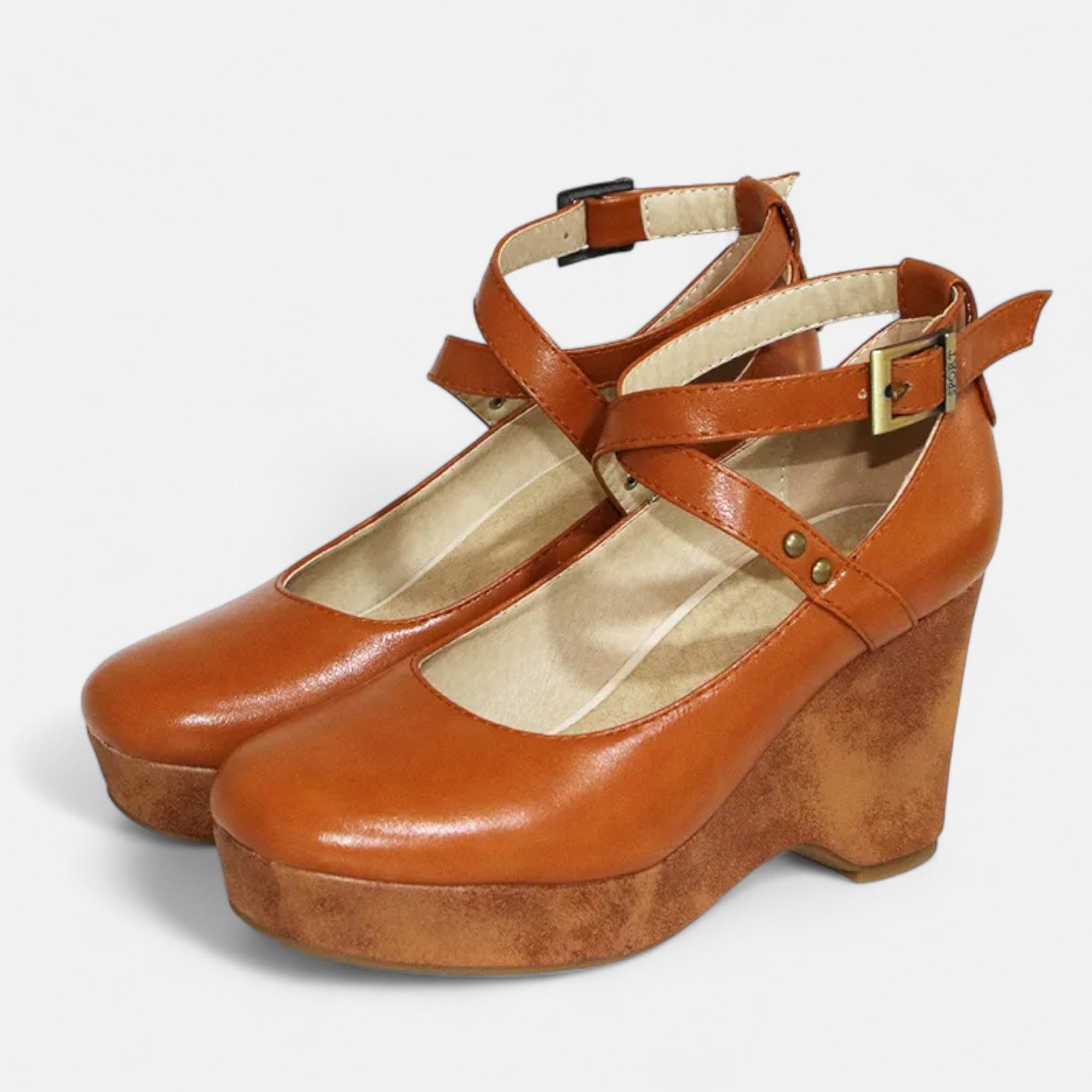 Sorique | Women’s Orthopaedic Mary-Jane High-Heel Sandals