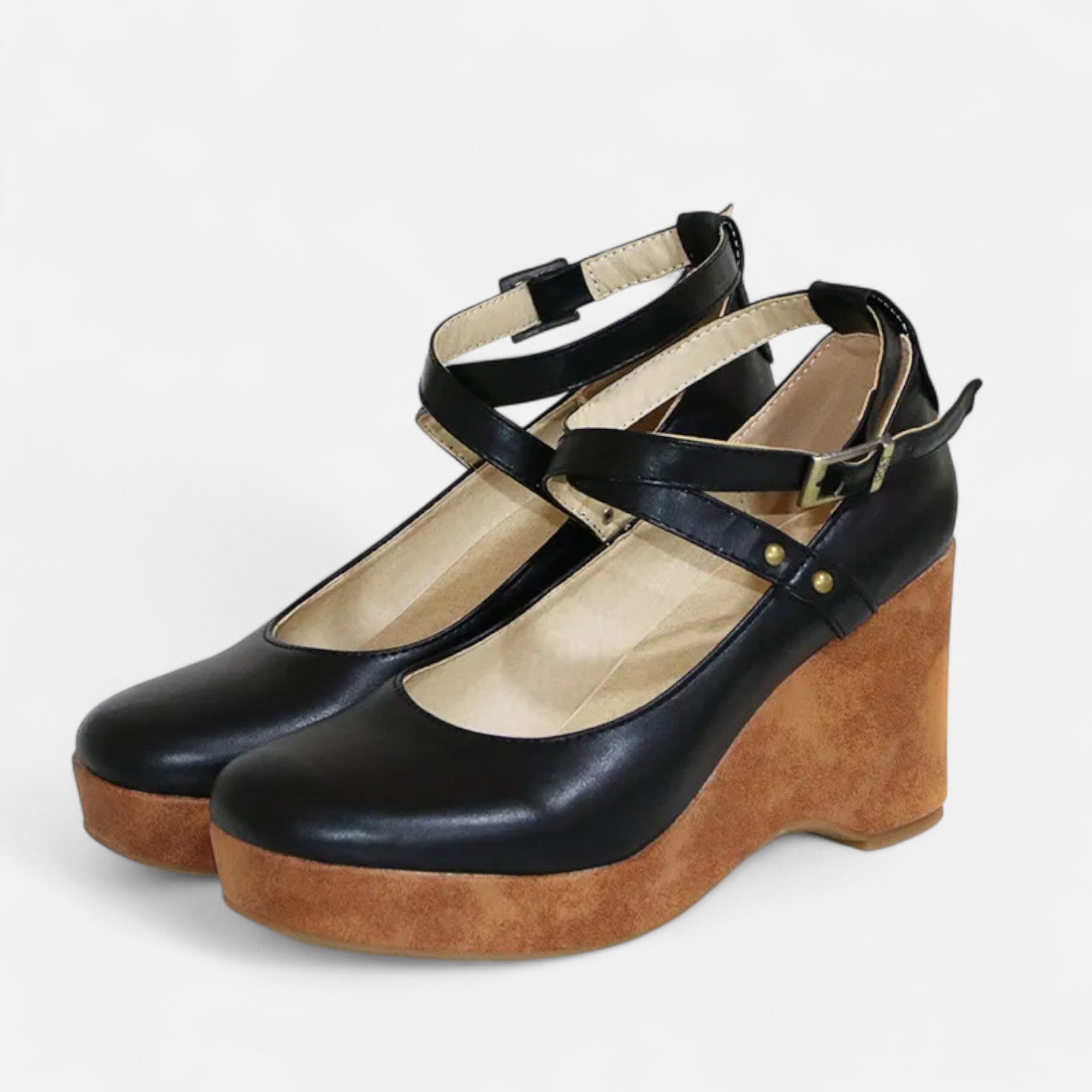 Sorique | Women’s Orthopaedic Mary-Jane High-Heel Sandals