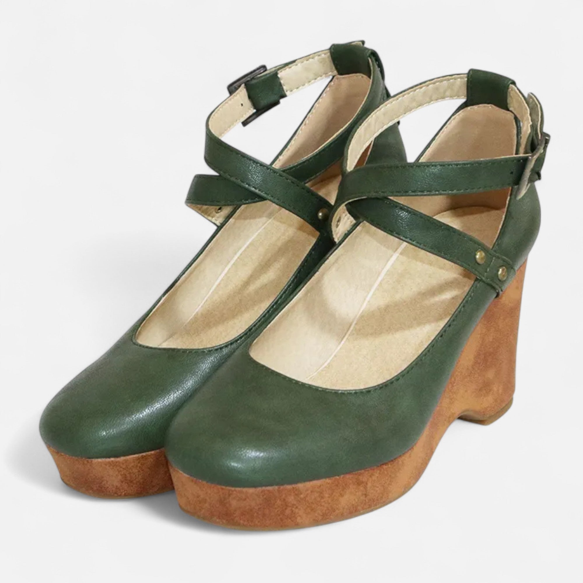 Sorique | Women’s Orthopaedic Mary-Jane High-Heel Sandals