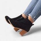Sorique | Women’s Platform Ankle Boots with Block Heel