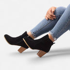Sorique | Women’s Platform Ankle Boots with Block Heel